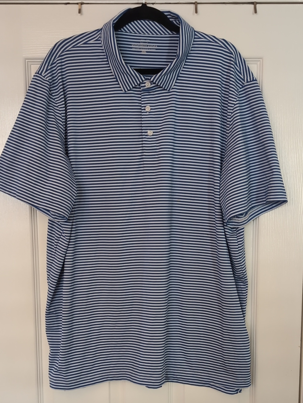 Men's VINEYARD VINES Striped Polo Golf Short Sleeve Shirt